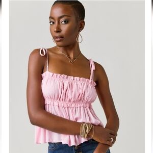 Francesca's Talitha Swis Dot Tank Top NWT